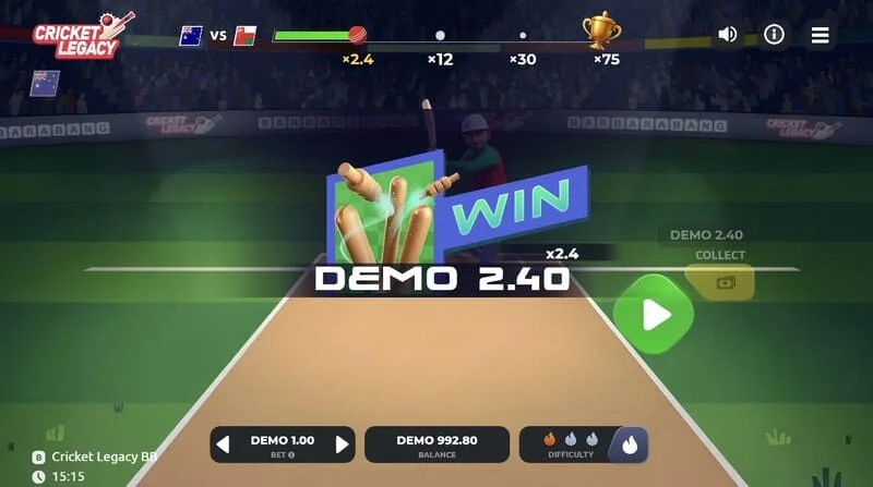 Vincita Cricket Legacy BB